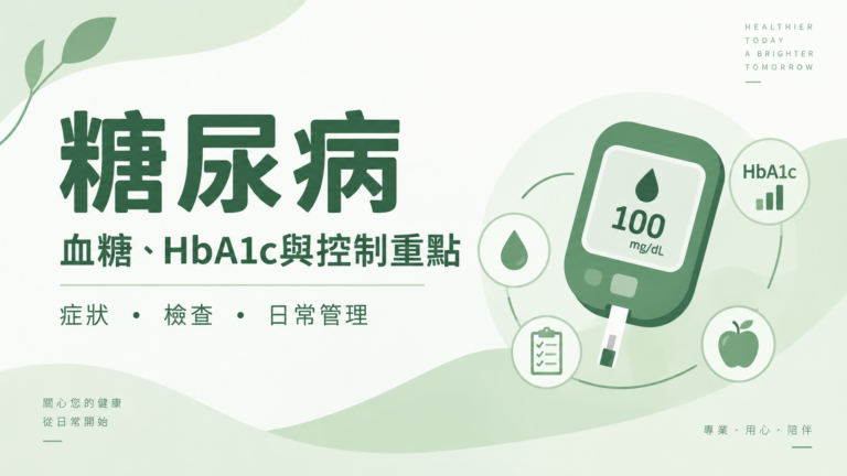 糖尿病症狀與血糖控制重點｜高雄大安醫療體系